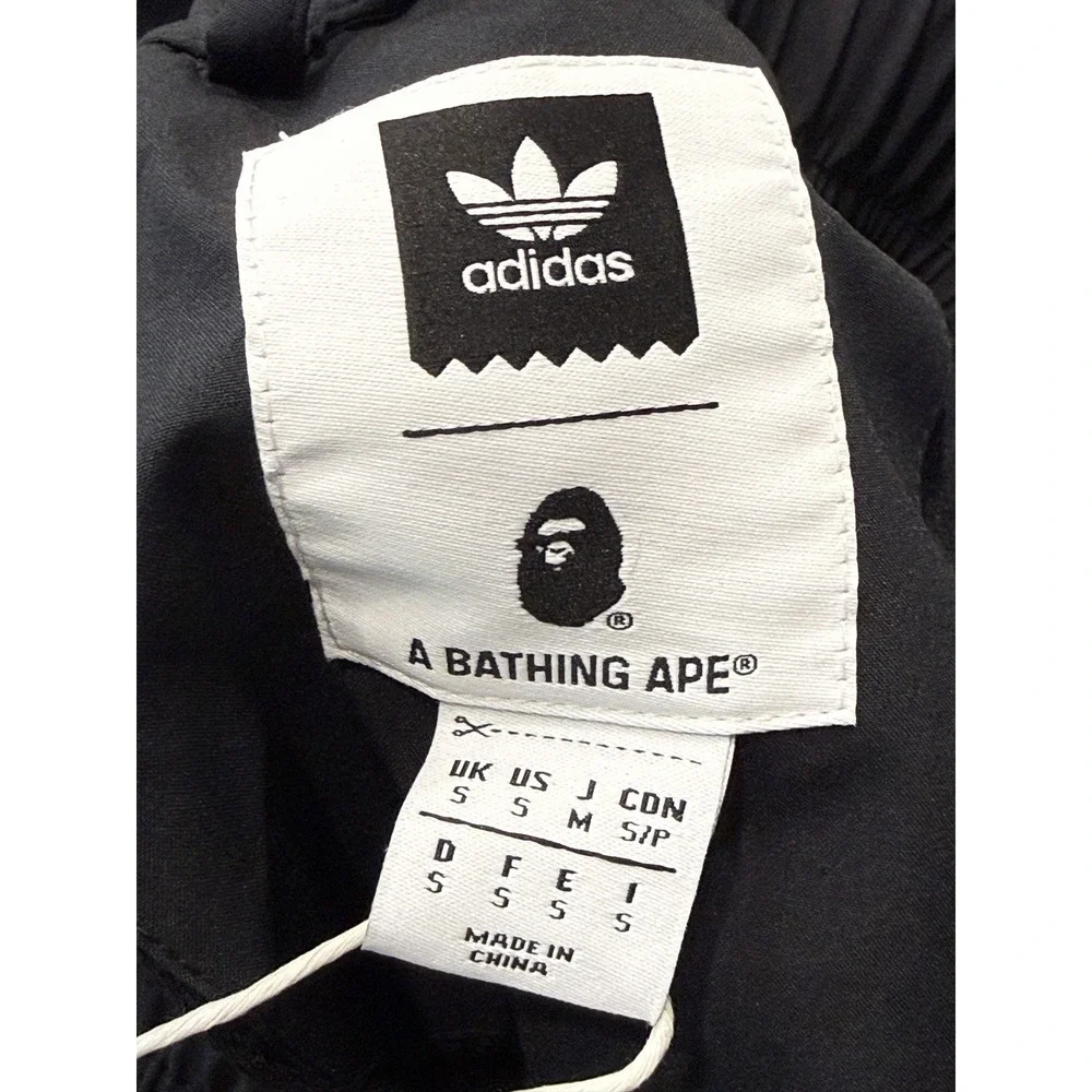 adidas x BAPE Slopetrotter Snowboard Pants Black DU0205 Mens Small NWT